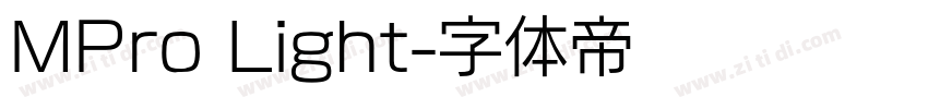 MPro Light字体转换
